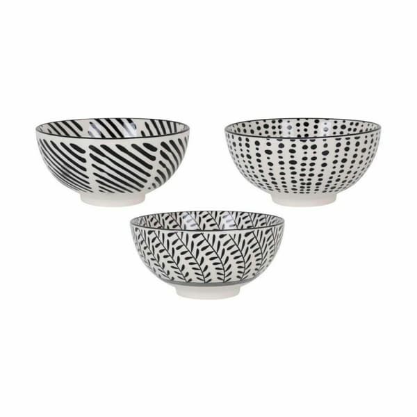 Snackskål Alfares Nomi Sort ø 15,5 x 7,7 cm 15 x 7,3 cm (18 enheder)