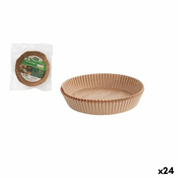 Papir til luftfrituregryde Algon 24 cm Gryde uden Olie (24 enheder)