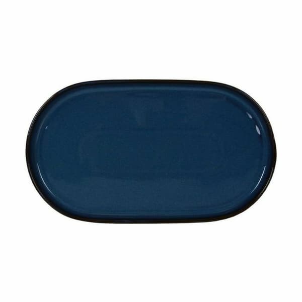 Snack bakke La Mediterránea Chester Blå Oval 36 x 20,5 x 3 cm (6 enheder)