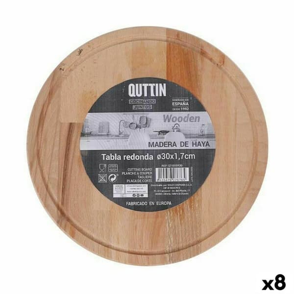Serveringsbakke Quttin Quttin Cirkulær Ø 30 x 1,7 cm (8 enheder)