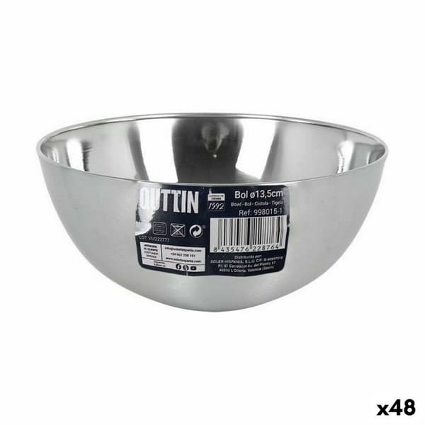 Skål Quttin Stål Ø 13 x 6,2 cm (48 antal)