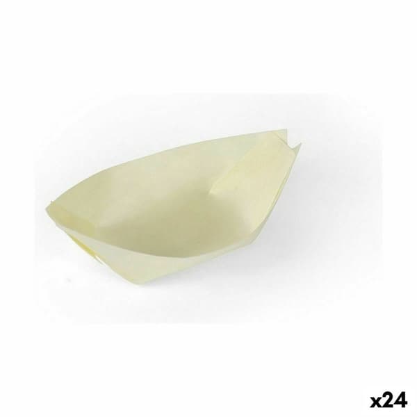 Skålsæt Algon Engangsanvendelse Træ 12 Dele 10 cm (24 enheder)