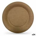 Miniatyrbillede 1 af 2: plade Algon Engangsanvendelse kraftpapir 10 Dele 20 cm (24 enheder)