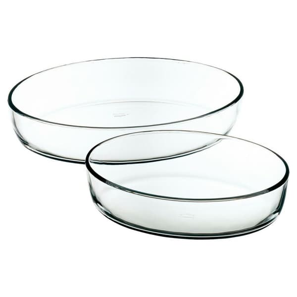 Ugnsplåt Glas Transparent (2 Delar)