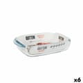 Miniatyrbillede 1 af 2: Ovn Fad Quttin   Glas Rektangulær 950 ml 22,8 x 14,9 x 4,5 cm (6 enheder)