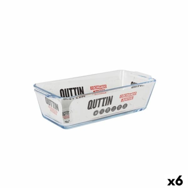 Ovn Fad Quttin   Glas Rektangulær 825 ml 23,1 x 10 x 6,1 cm (6 enheder)