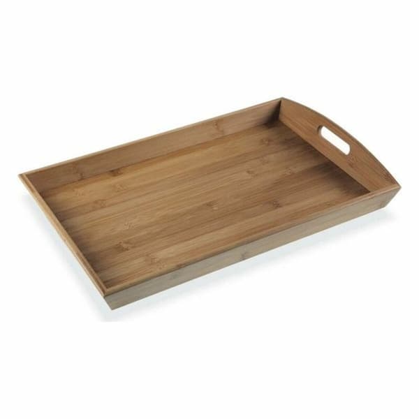 Bricka Versa Trä Bambu 32 x 6,5 x 50 cm Svart