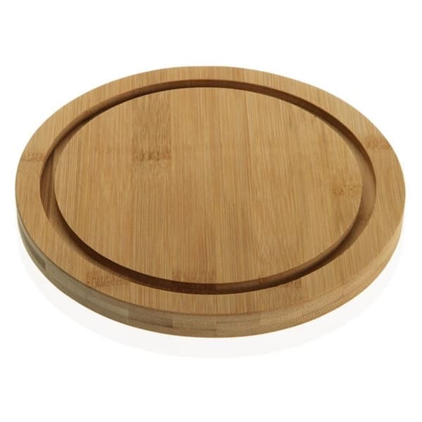 Bricka med lock Versa Transparent Bambu polystyren