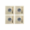 Miniatyrbild 1 av 4: Sushiset DKD Home Decor 14,5 x 14,5 x 31 cm Blå Stengods Orientalisk (16 Delar)