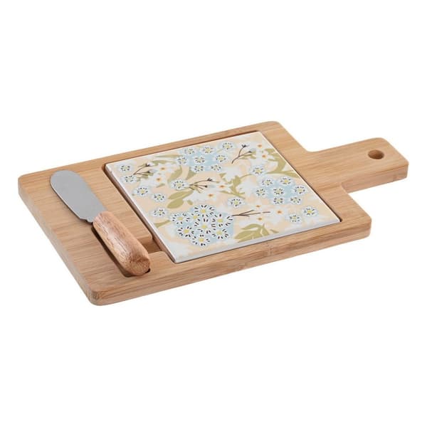 Snacksbricka DKD Home Decor 21,5 x 11,8 x 1,5 cm Stengods