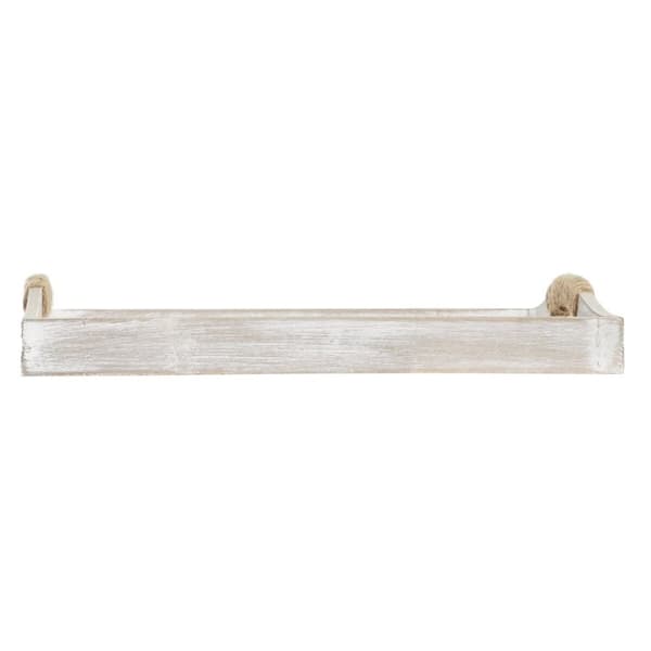 Uppsättning med Brickor DKD Home Decor Multicolour 40 x 30 x 6 cm Trä MDF (2 antal)