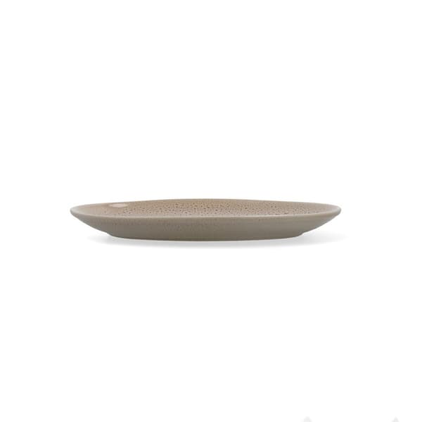 Platt skål Ariane Porous Beige Keramik Ø 27 cm (6 antal)