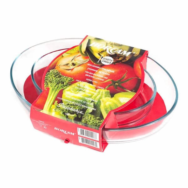 Ugnsplåt Glas Transparent (2 Delar)