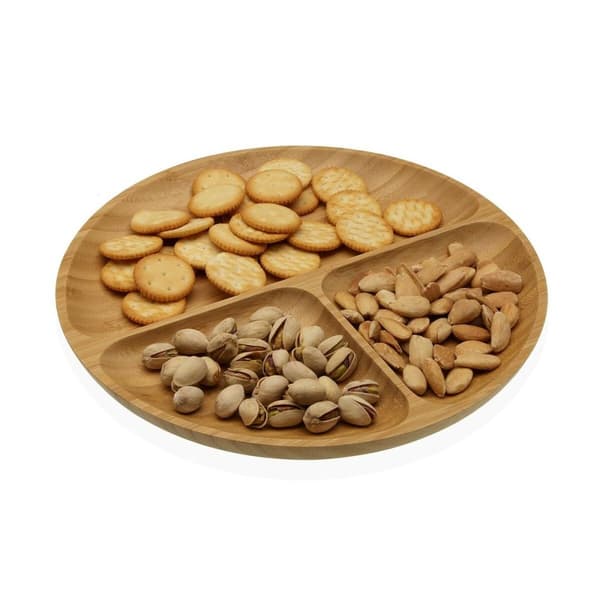 Snacksbricka Versa Bambu 25 x 2 x 25 cm