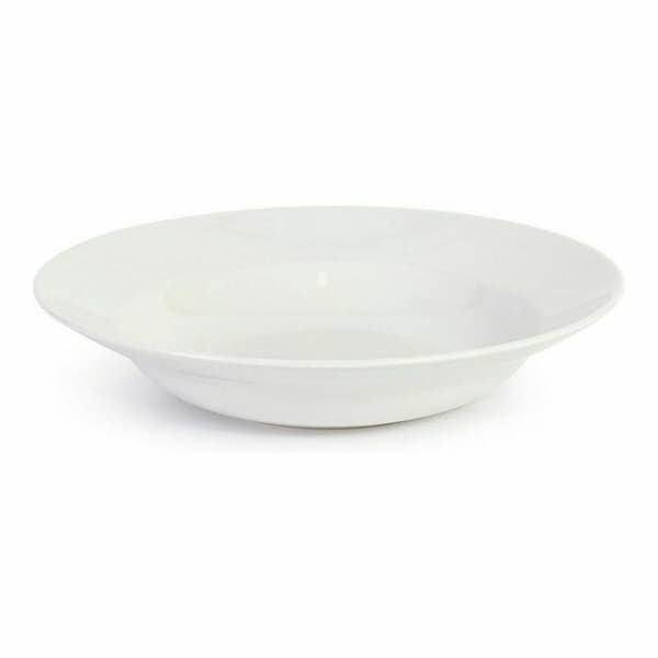 Pastatallrik La Mediterránea Bari Stengods Vit (6 antal)