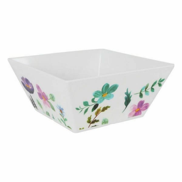Snacksskål La Mediterránea Sakura Melamin Glans 18 x 18 x 8 cm (24 antal)