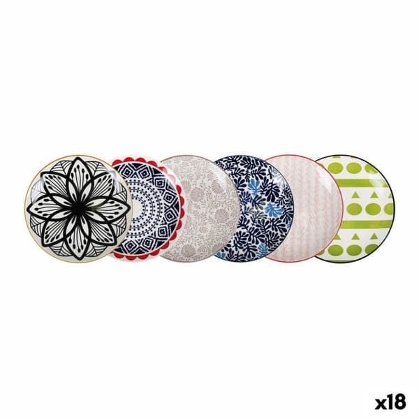 Servingsfat La Mediterránea Hanae Japanska Rund 20 x 20 x 2,5 cm (18 antal)