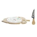Miniatyrbillede 3 af 3: Ostebræt DKD Home Decor Bambus Stentøj 28 x 18 x 3 cm (12 enheder)