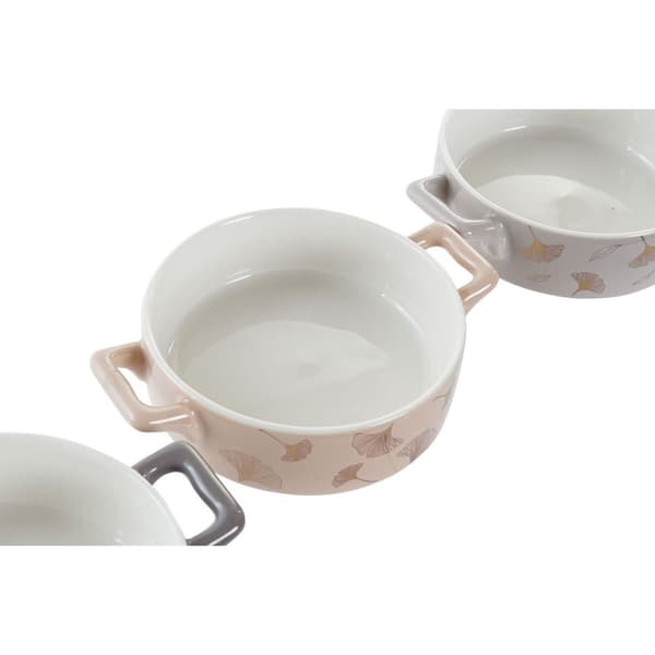 Skål DKD Home Decor 16,8 x 12,5 x 4,3 cm Gylden Metal Moderne
