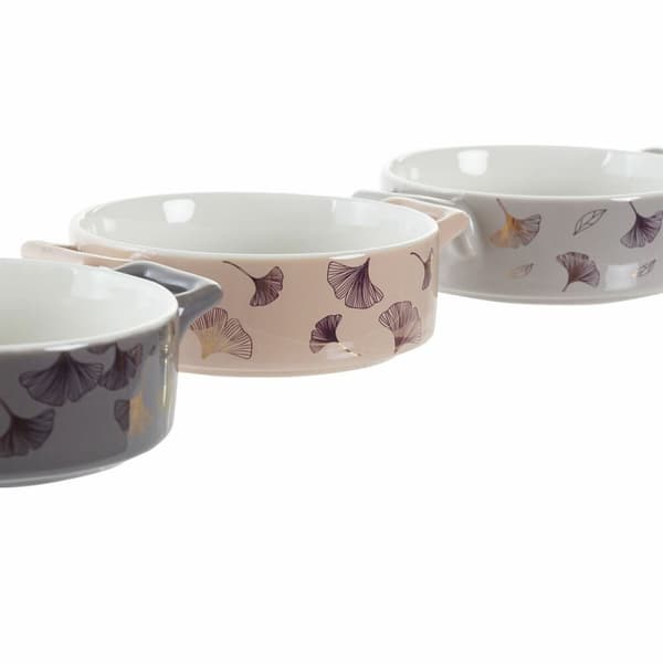 Skål DKD Home Decor 16,8 x 12,5 x 4,3 cm Gylden Metal Moderne