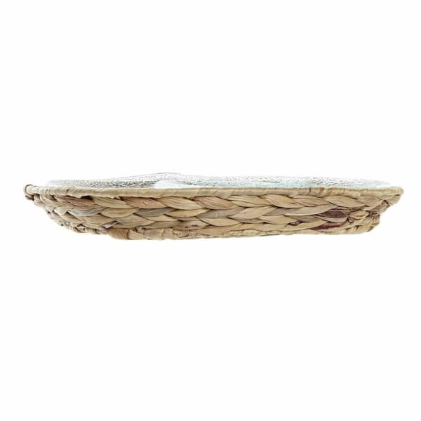 Snack bakke DKD Home Decor 38 x 25 x 4 cm Krystal Natur Gennemsigtig