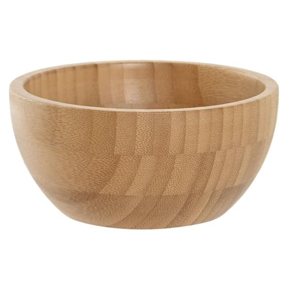 Snackskål DKD Home Decor Natur Bambus 12,5 x 12,5 x 6 cm