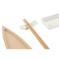 Miniatyrbillede 3 af 4: Sushi-sæt DKD Home Decor 8 x 5 x 2 cm Keramik Natur Hvid Orientalsk