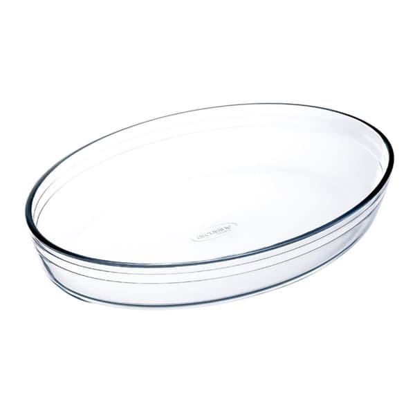 Ovn Fad Ô Cuisine Ocuisine Vidrio Gennemsigtig Glas Oval 26,2 x 17,9 x 6,2 cm (6 enheder)