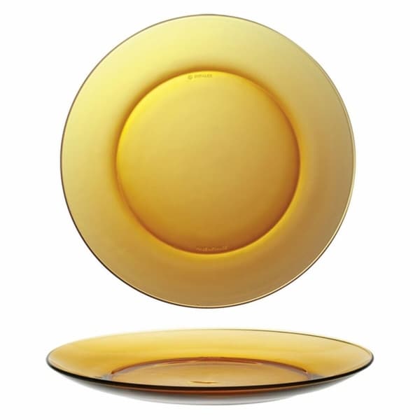Flad Plade Duralex Lys Rav Ø 23,5 cm (24 enheder)