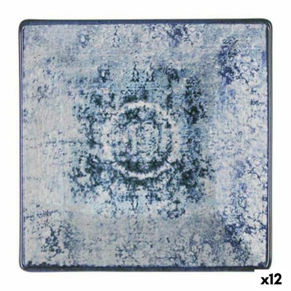 Desserttallerken La Mediterránea Electra Porcelæn 18 x 18 x 2 cm (12 enheder)