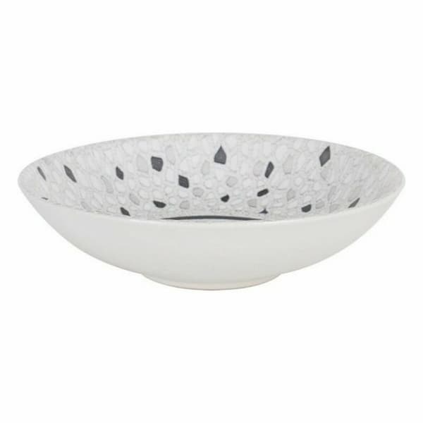 Dyb tallerken La Mediterránea Barroc Porcelæn (12 enheder) (ø 21 x 5,3 cm)