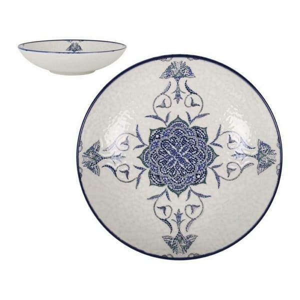 Dyb tallerken La Mediterránea Rosetta Porcelæn (12 enheder)