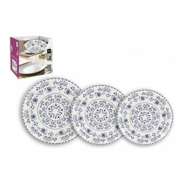 Spisestel Inde Blur Stentøj (2 enheder) (12 pcs)