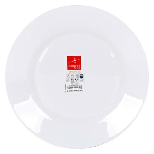 Flad Plade Bormioli Toledo Ø 25 x 2 cm (36 Enheder)