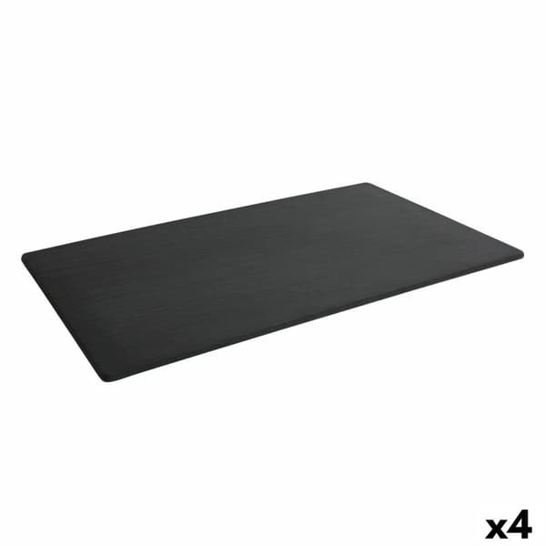 Bakke Inde Africa Sort Melamin 50 x 30 x 0,7 cm (4 enheder)