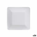 Miniatyrbillede 1 af 2: plade Algon Engangsanvendelse Hvid Pap 18 cm (36 Enheder)