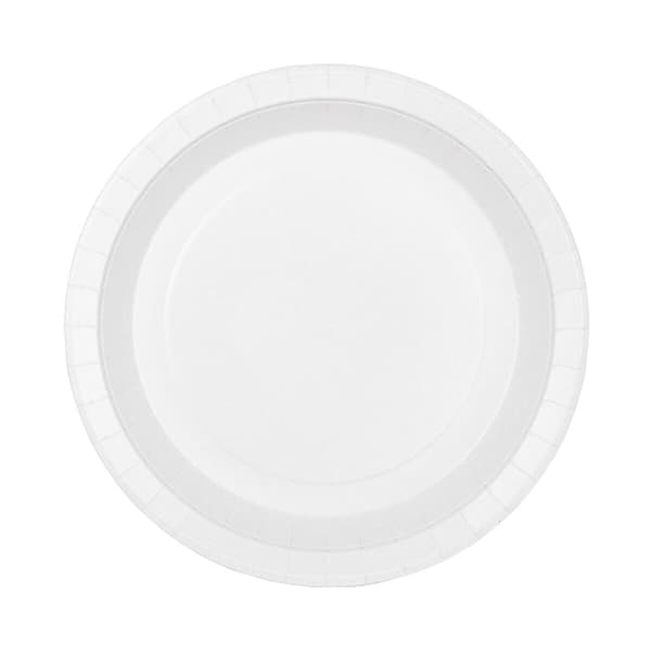 plade Algon Engangsanvendelse Pap Hvid 20 Dele 17 cm (18 enheder)