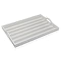 Miniatyrbillede 2 af 2: Bakke Versa Grå Træ MDF 30 x 5 x 45 cm Striber
