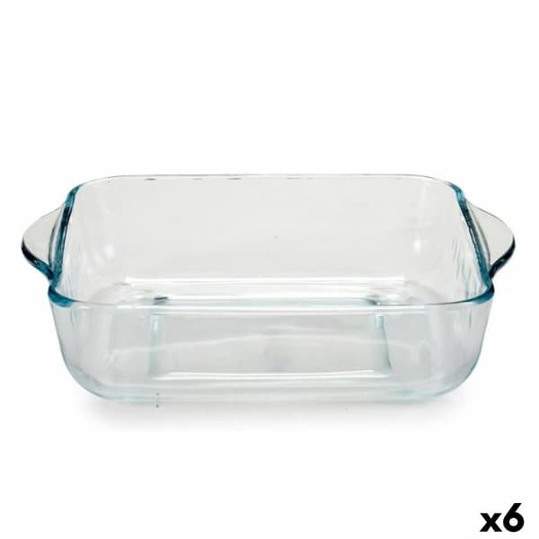 Bageplade Pasabahce Borcam 1,9 L 22 x 6 x 25,5 cm Med håndtag (6 enheder)