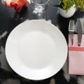 Miniatyrbilde 2 av 2: Snacksbolle Arcopal Zelie Hvit Glass Ø 25 cm (12 pcs)