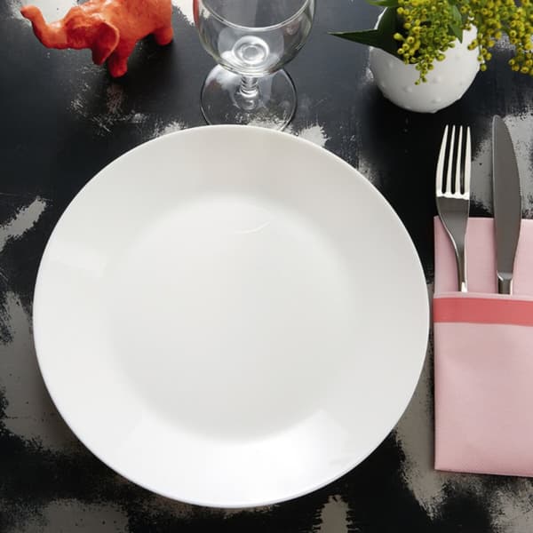 Snacksbolle Arcopal Zelie Hvit Glass Ø 25 cm (12 pcs)