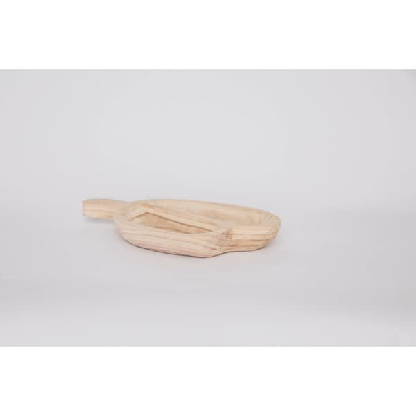 Snacksbrett DKD Home Decor Lysebrun Naturell Tropisk 38 x 21 x 5 cm 30 x 21 x 5 cm
