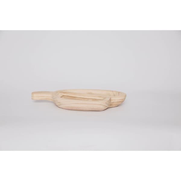 Snacksbrett DKD Home Decor Lysebrun Naturell Tropisk 38 x 21 x 5 cm 30 x 21 x 5 cm