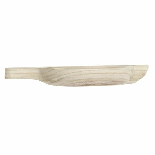 Snacksbrett DKD Home Decor Lysebrun Naturell Tropisk 38 x 21 x 5 cm 30 x 21 x 5 cm