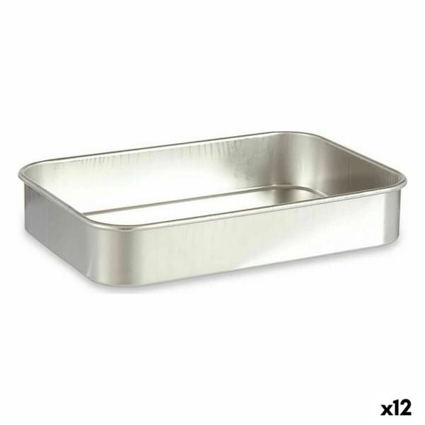 Steketinn Kinvara 100150 Sølv Aluminium 31 x 5,5 x 21,5 cm (12 enheter)