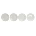 Miniatyrbilde 4 av 4: Flat tallerken DKD Home Decor Hvit Porselen 19 x 19 x 2 cm