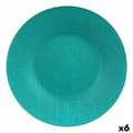 Miniatyrbilde 1 av 3: Flat tallerken Vivalto 323928P Turkis Glass 27,5 x 2 x 27,5 cm (6 enheter)