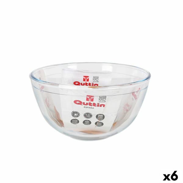 Blandeskål Quttin Glass ø 21,2 x 11,2 cm (6 enheter)