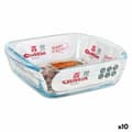 Miniatyrbilde 1 av 2: Stekebrett Quttin 66603 1,1 L Glass Kvadrat 1,1 L 19,7 x 16,8 x 5,6 cm (10 enheter)