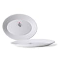 Miniatyrbilde 2 av 2: Serveringsfat Bormioli Toledo Hvit Glass Oval 30 x 21 x 2,7 cm (24 enheter)